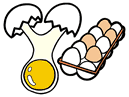 エッグプロテインは卵から作られます。