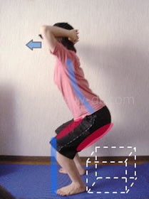 スクワット ステップ2 写真