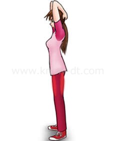 スクワット ステップ1 イラスト