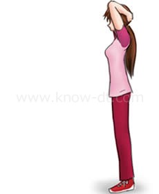 ランジ ステップ1 イラスト