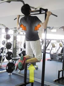 チニング(懸垂) ステップ2 写真